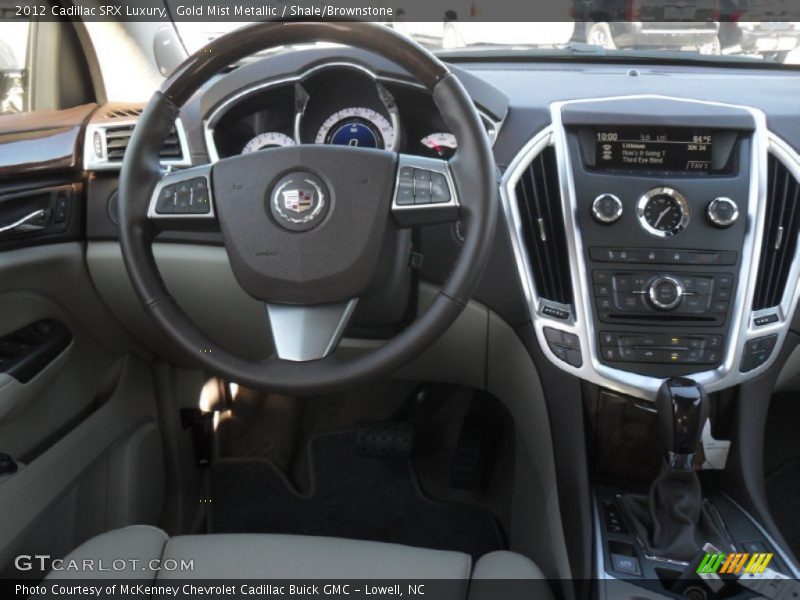 Gold Mist Metallic / Shale/Brownstone 2012 Cadillac SRX Luxury