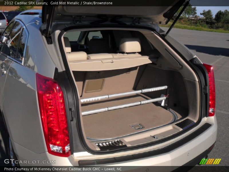 Gold Mist Metallic / Shale/Brownstone 2012 Cadillac SRX Luxury