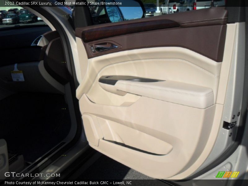 Gold Mist Metallic / Shale/Brownstone 2012 Cadillac SRX Luxury