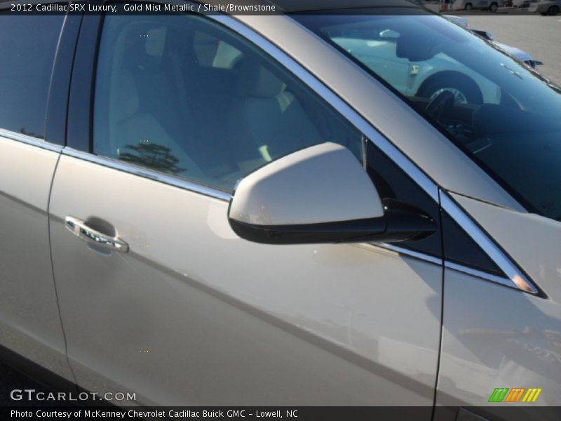 Gold Mist Metallic / Shale/Brownstone 2012 Cadillac SRX Luxury