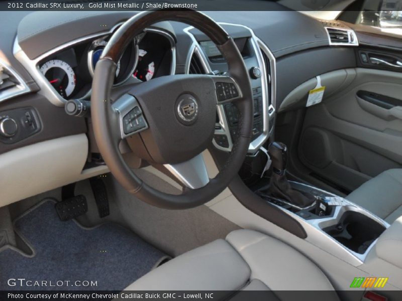 Gold Mist Metallic / Shale/Brownstone 2012 Cadillac SRX Luxury