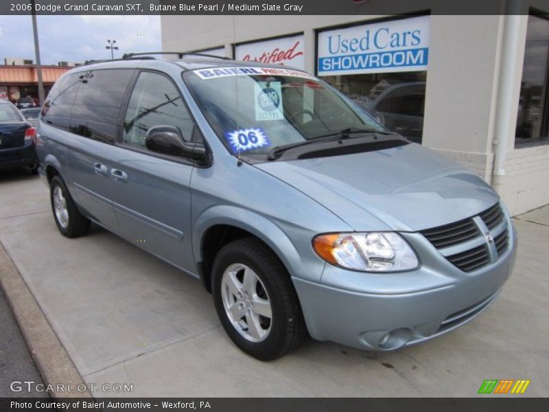 Butane Blue Pearl / Medium Slate Gray 2006 Dodge Grand Caravan SXT