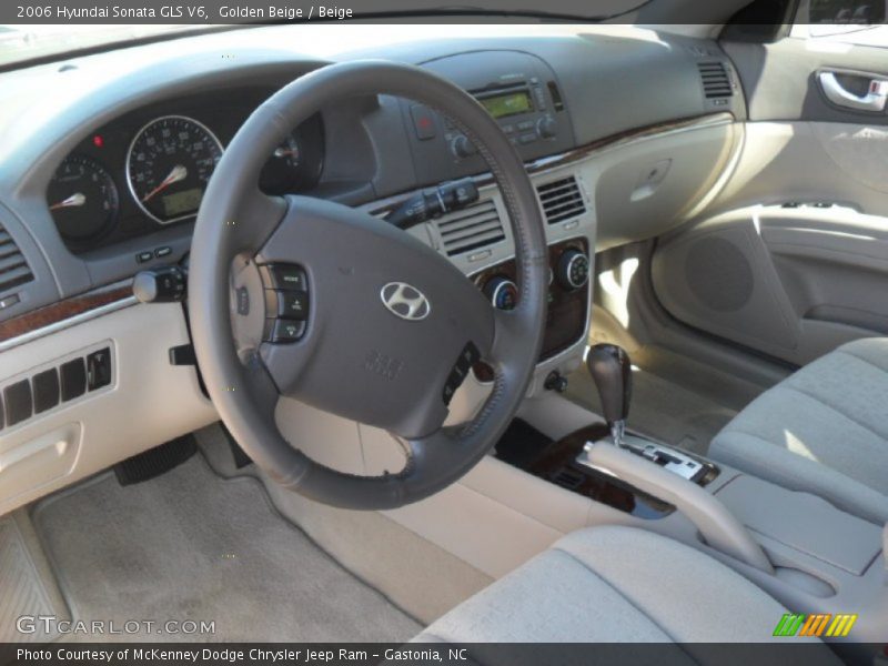Golden Beige / Beige 2006 Hyundai Sonata GLS V6