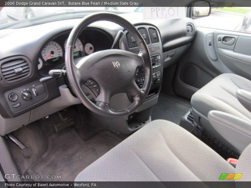 Butane Blue Pearl / Medium Slate Gray 2006 Dodge Grand Caravan SXT