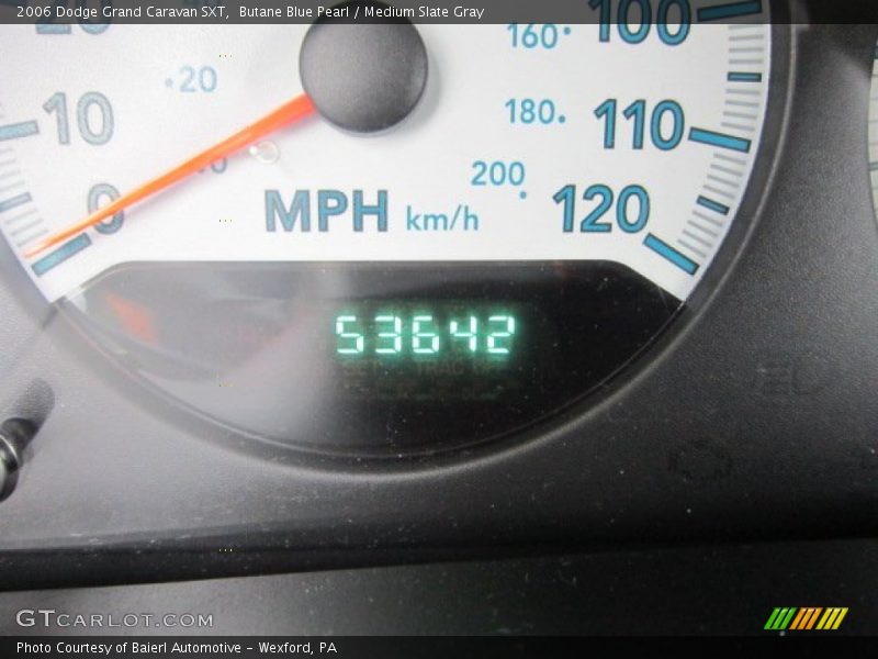 Butane Blue Pearl / Medium Slate Gray 2006 Dodge Grand Caravan SXT