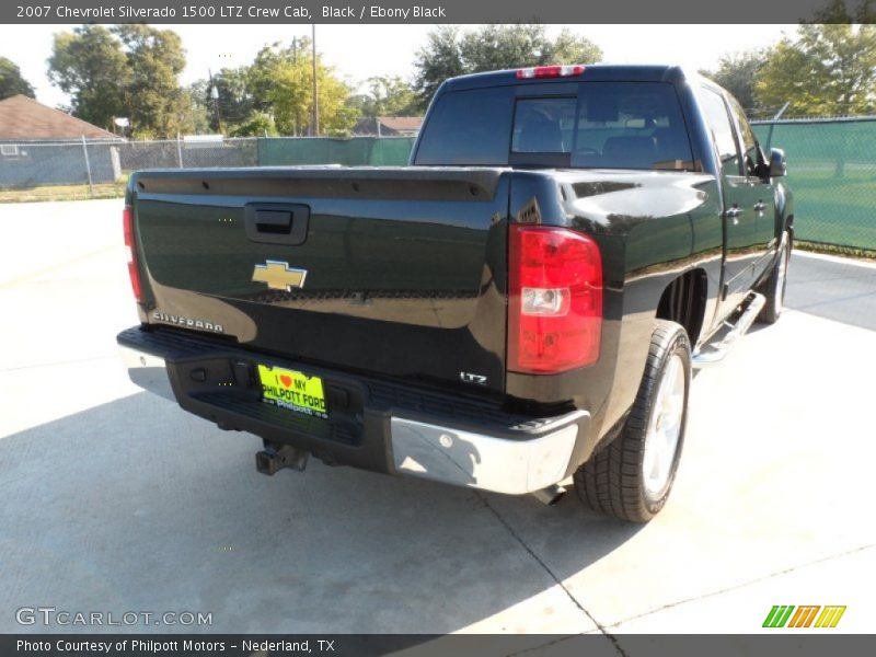 Black / Ebony Black 2007 Chevrolet Silverado 1500 LTZ Crew Cab