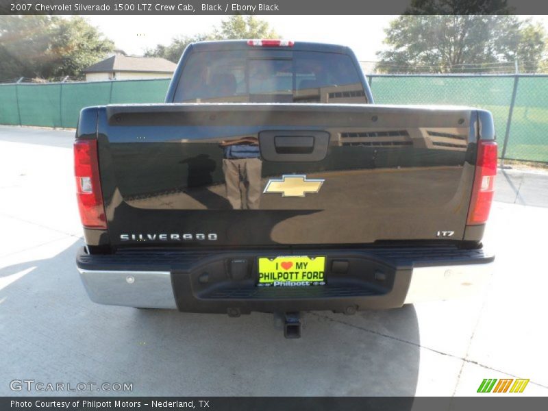 Black / Ebony Black 2007 Chevrolet Silverado 1500 LTZ Crew Cab