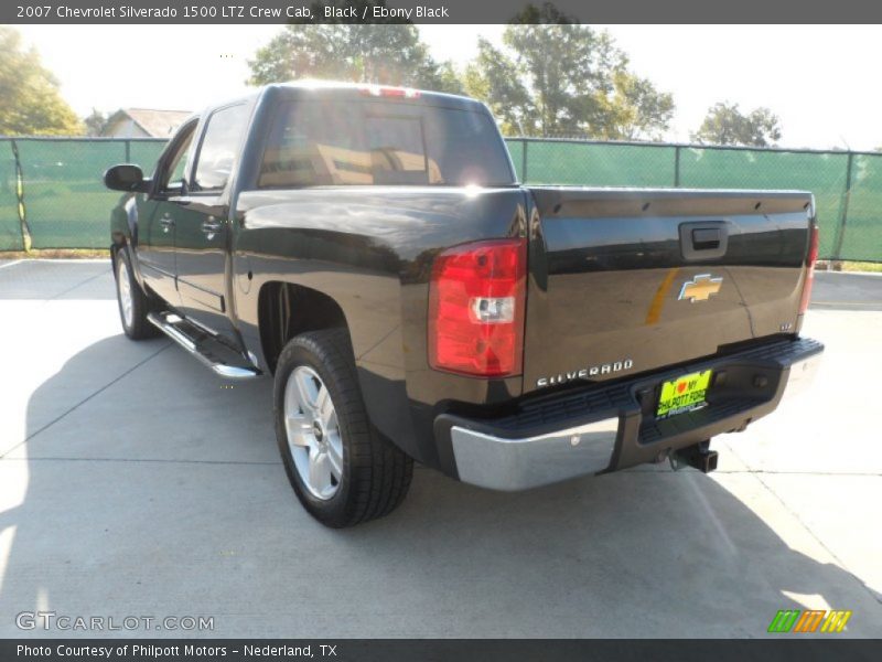 Black / Ebony Black 2007 Chevrolet Silverado 1500 LTZ Crew Cab