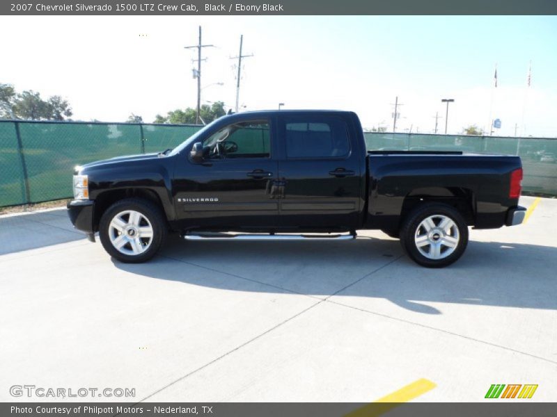 Black / Ebony Black 2007 Chevrolet Silverado 1500 LTZ Crew Cab