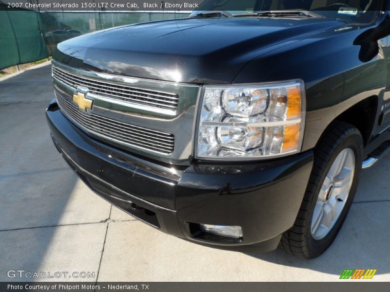 Black / Ebony Black 2007 Chevrolet Silverado 1500 LTZ Crew Cab