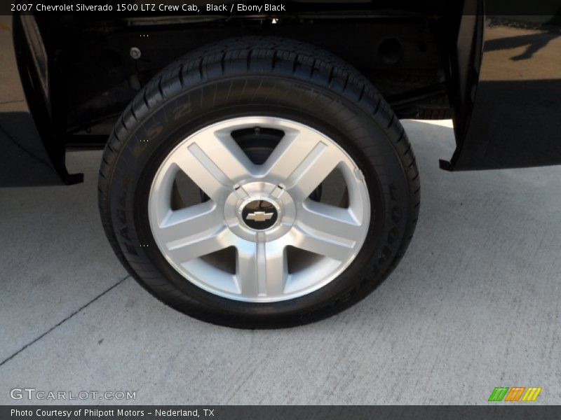Black / Ebony Black 2007 Chevrolet Silverado 1500 LTZ Crew Cab