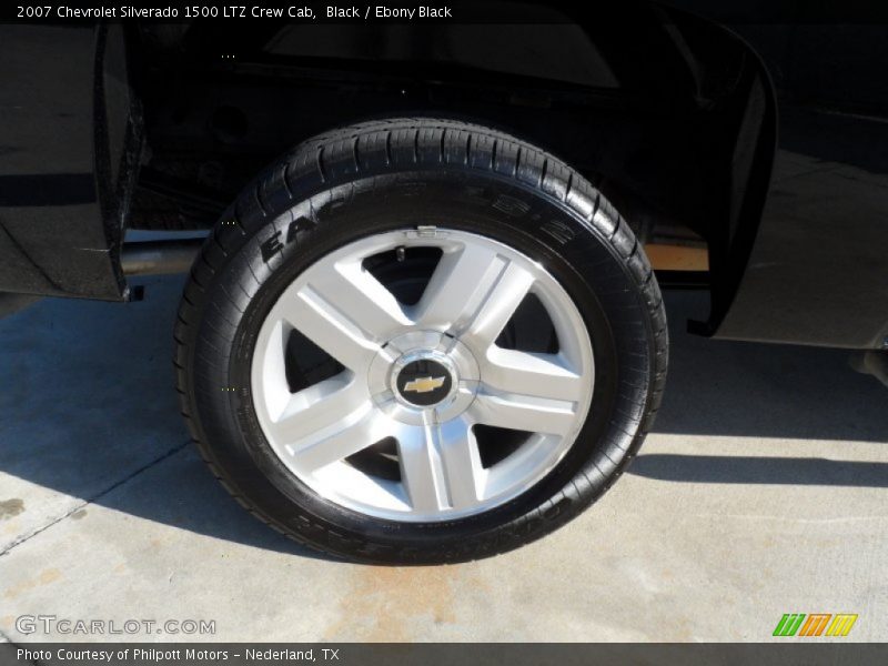 Black / Ebony Black 2007 Chevrolet Silverado 1500 LTZ Crew Cab