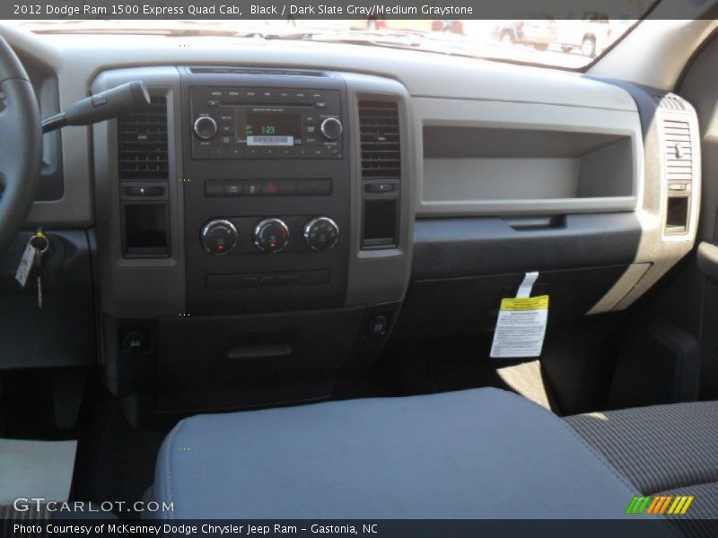 Black / Dark Slate Gray/Medium Graystone 2012 Dodge Ram 1500 Express Quad Cab