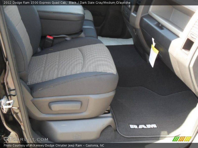 Black / Dark Slate Gray/Medium Graystone 2012 Dodge Ram 1500 Express Quad Cab