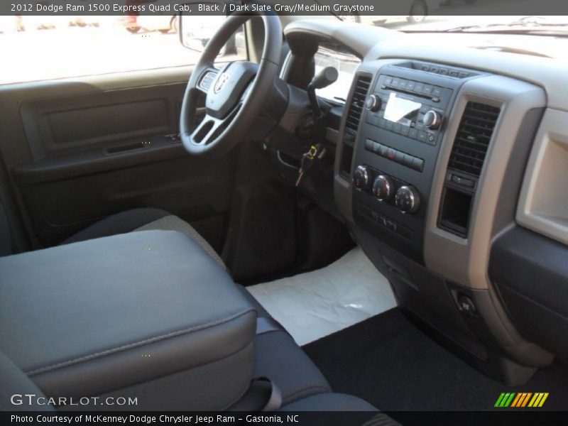 Black / Dark Slate Gray/Medium Graystone 2012 Dodge Ram 1500 Express Quad Cab