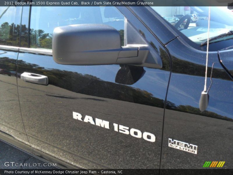 Black / Dark Slate Gray/Medium Graystone 2012 Dodge Ram 1500 Express Quad Cab