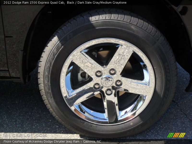 Black / Dark Slate Gray/Medium Graystone 2012 Dodge Ram 1500 Express Quad Cab