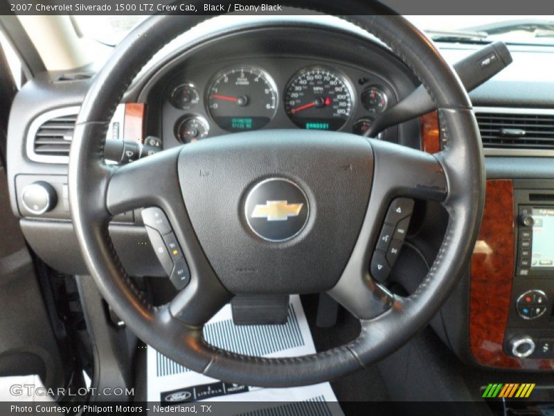 Black / Ebony Black 2007 Chevrolet Silverado 1500 LTZ Crew Cab