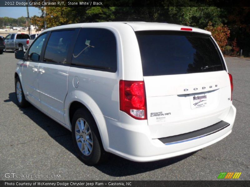 Stone White / Black 2012 Dodge Grand Caravan R/T