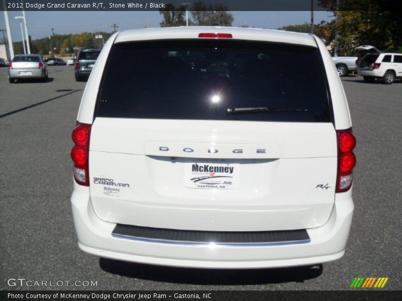 Stone White / Black 2012 Dodge Grand Caravan R/T