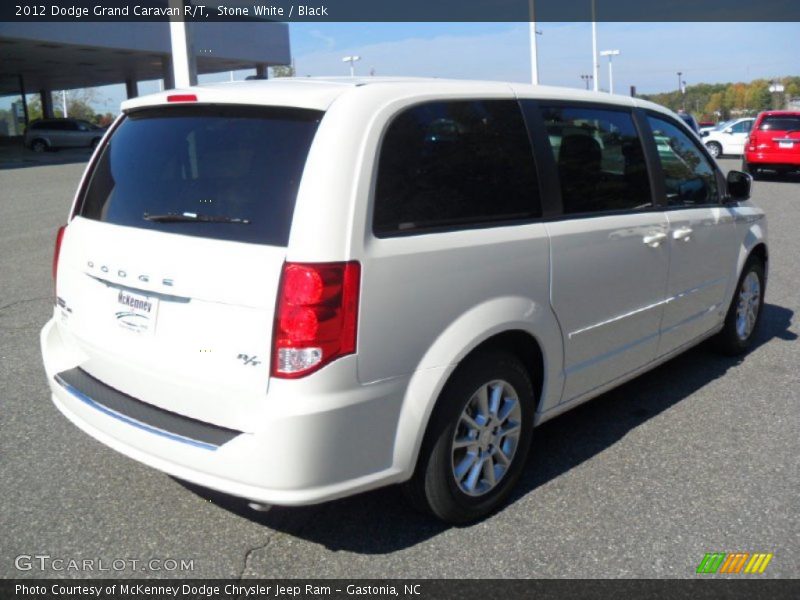 Stone White / Black 2012 Dodge Grand Caravan R/T