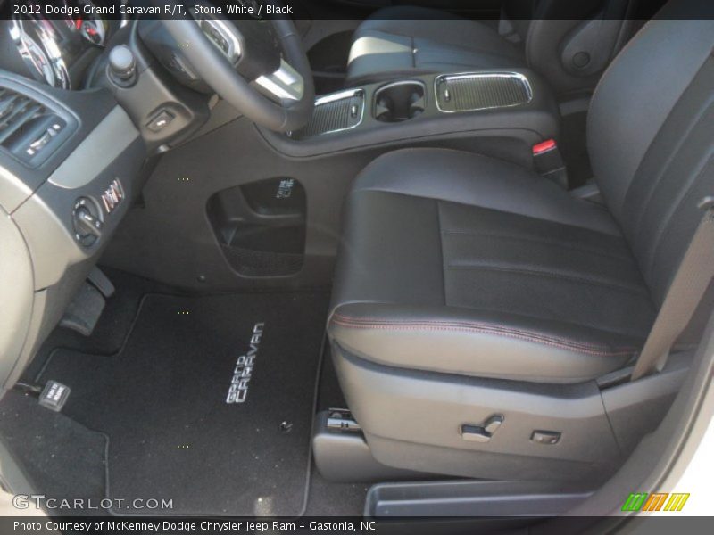 Stone White / Black 2012 Dodge Grand Caravan R/T