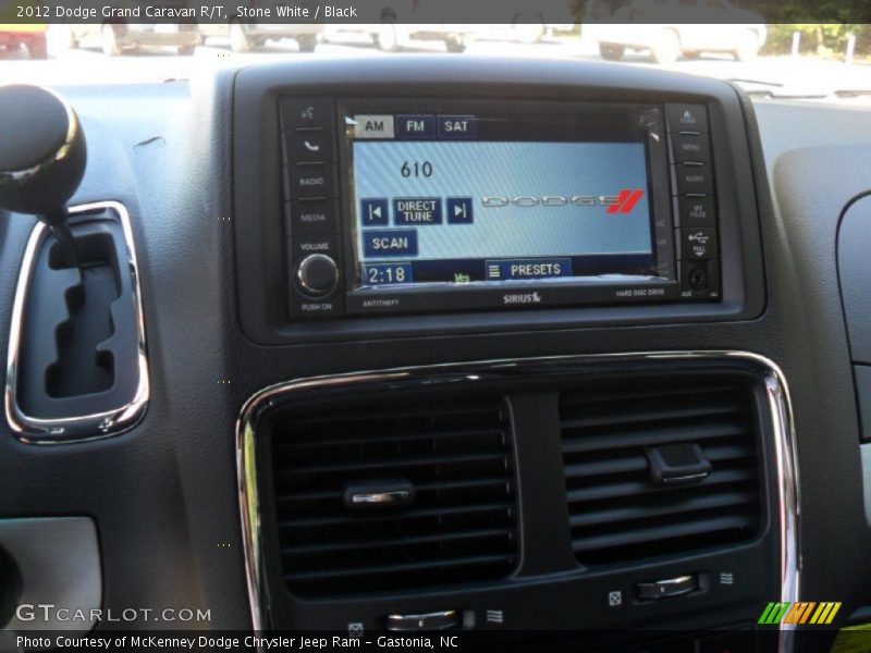 Stone White / Black 2012 Dodge Grand Caravan R/T