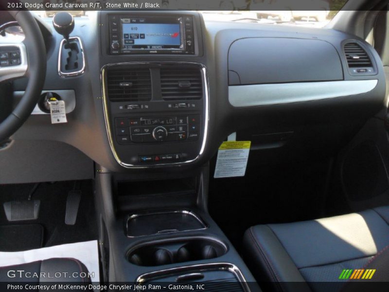 Stone White / Black 2012 Dodge Grand Caravan R/T