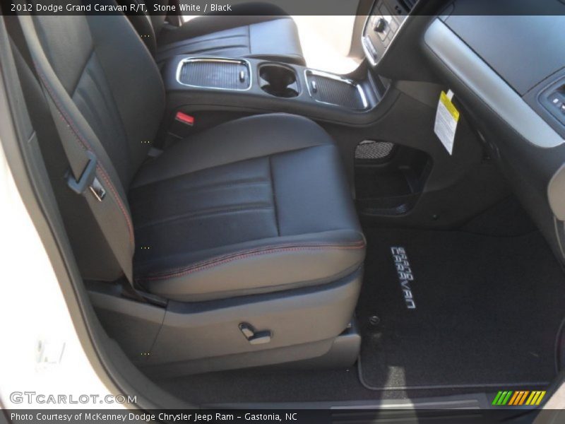 Stone White / Black 2012 Dodge Grand Caravan R/T