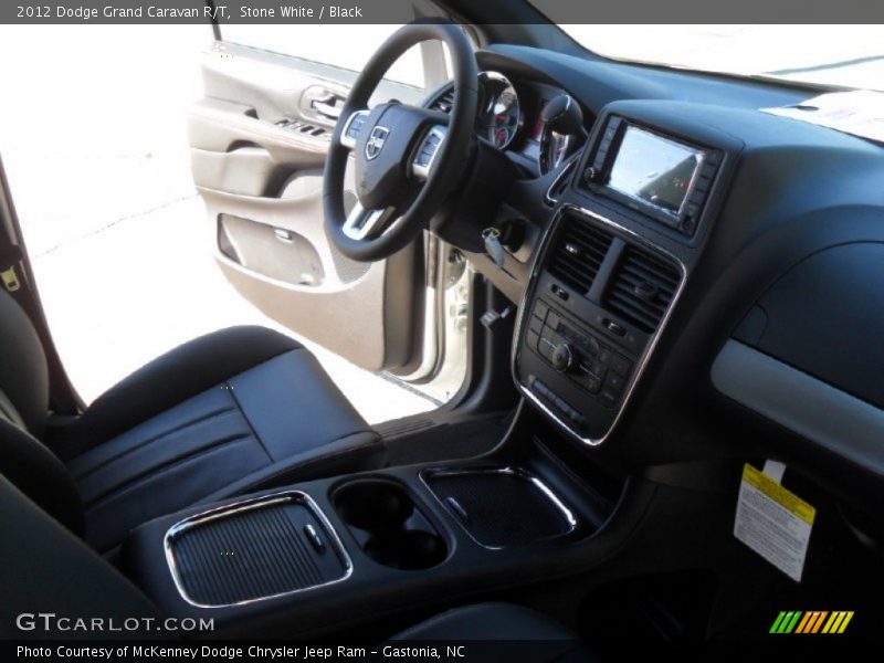 Stone White / Black 2012 Dodge Grand Caravan R/T