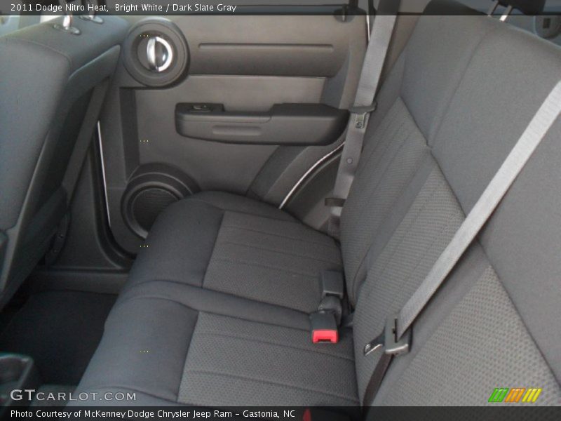 Bright White / Dark Slate Gray 2011 Dodge Nitro Heat