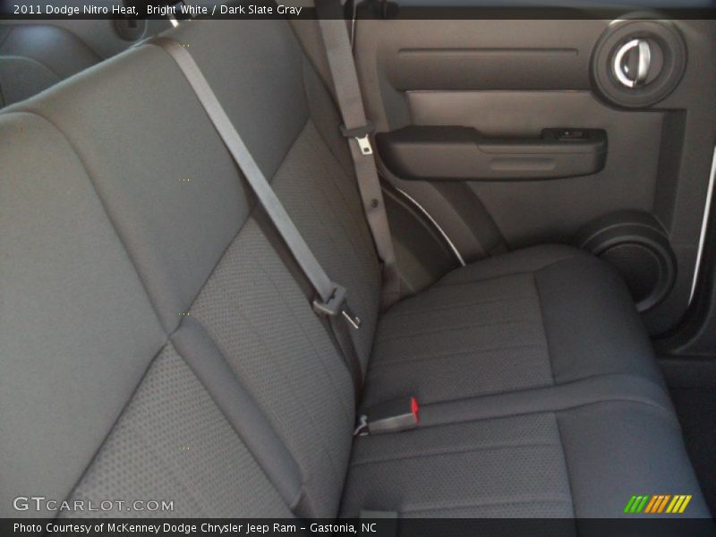 Bright White / Dark Slate Gray 2011 Dodge Nitro Heat