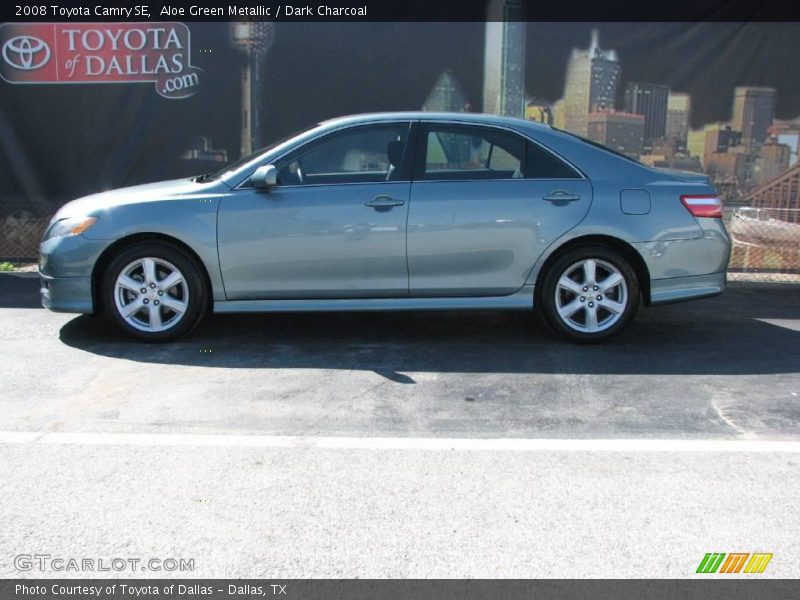Aloe Green Metallic / Dark Charcoal 2008 Toyota Camry SE