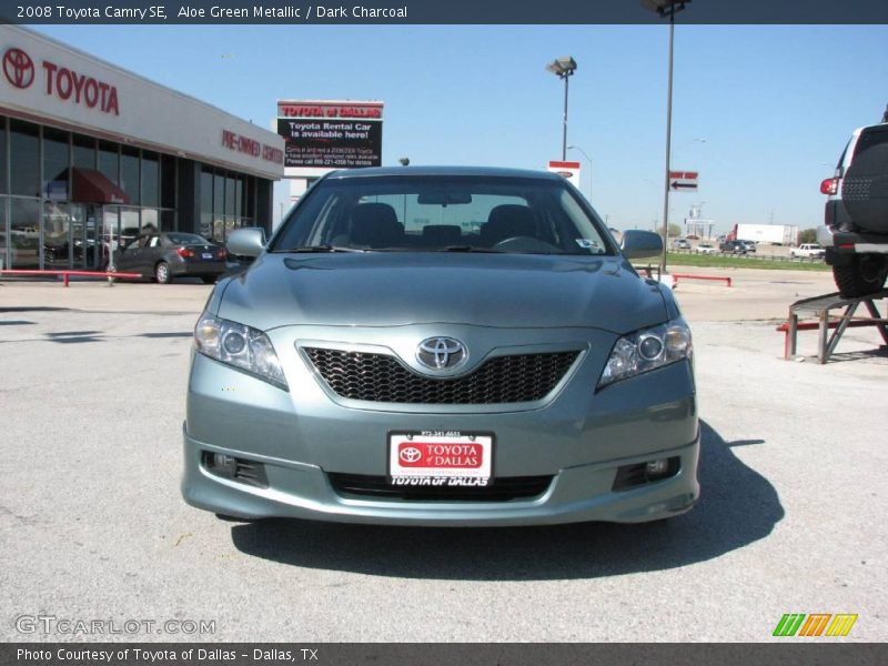 Aloe Green Metallic / Dark Charcoal 2008 Toyota Camry SE