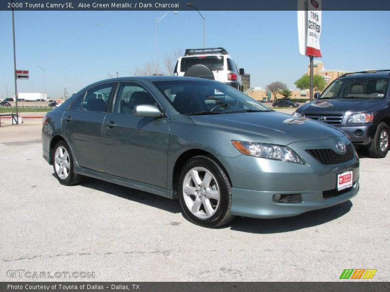 Aloe Green Metallic / Dark Charcoal 2008 Toyota Camry SE