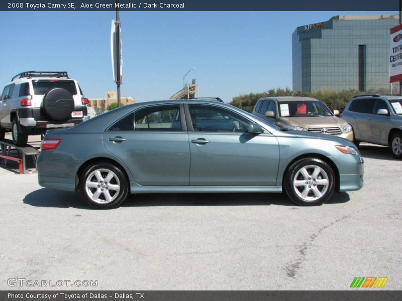 Aloe Green Metallic / Dark Charcoal 2008 Toyota Camry SE