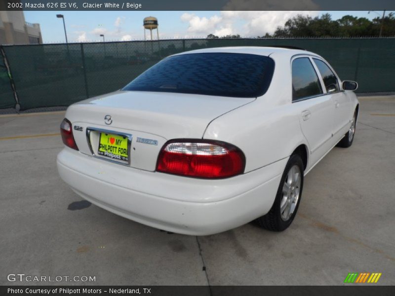 Glacier White / Beige 2002 Mazda 626 ES V6