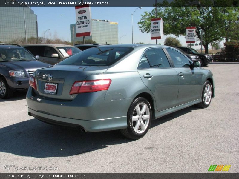 Aloe Green Metallic / Dark Charcoal 2008 Toyota Camry SE