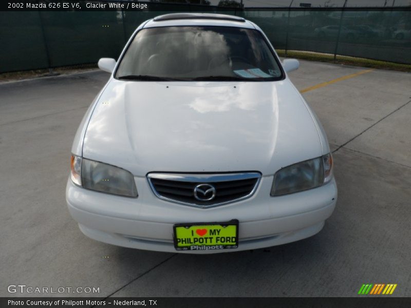 Glacier White / Beige 2002 Mazda 626 ES V6