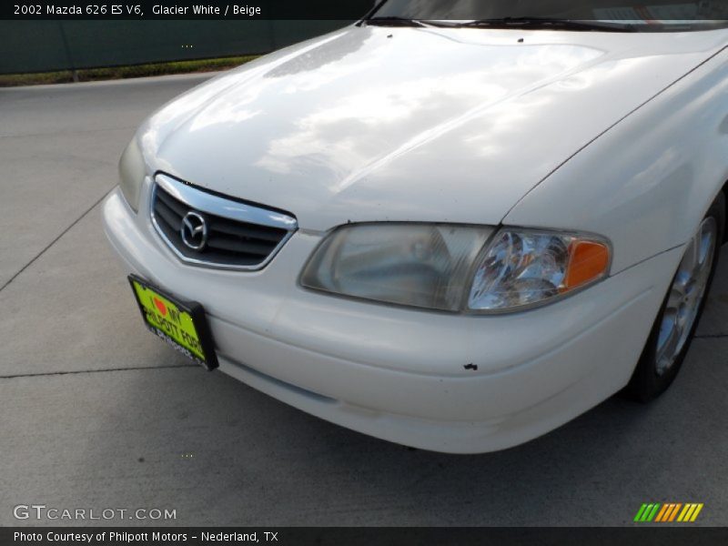 Glacier White / Beige 2002 Mazda 626 ES V6