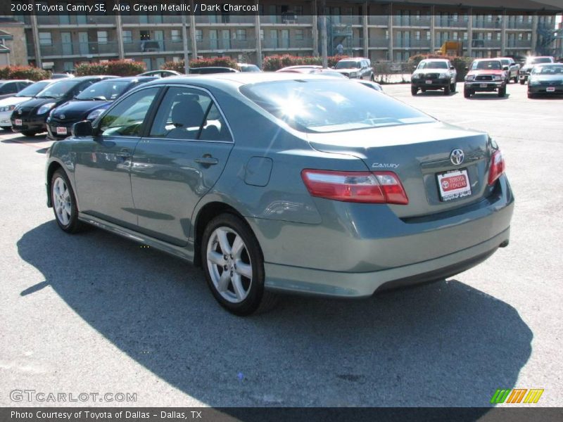 Aloe Green Metallic / Dark Charcoal 2008 Toyota Camry SE