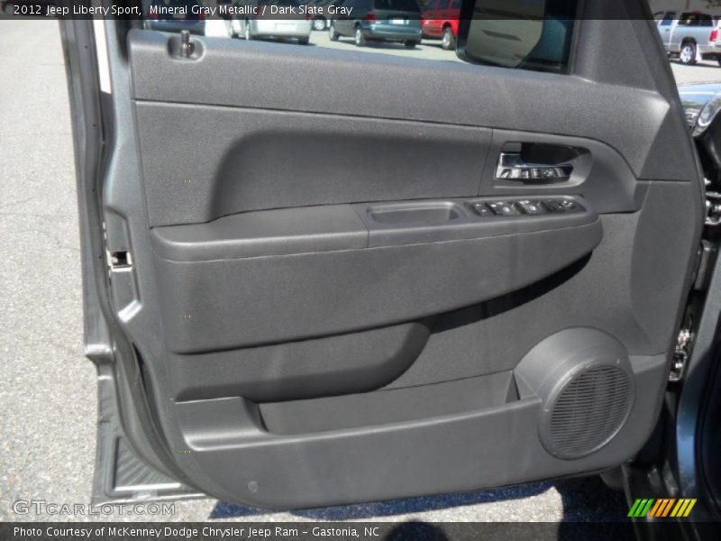 Mineral Gray Metallic / Dark Slate Gray 2012 Jeep Liberty Sport