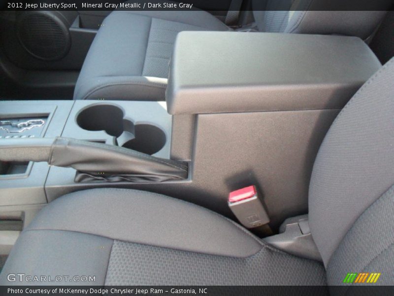 Mineral Gray Metallic / Dark Slate Gray 2012 Jeep Liberty Sport