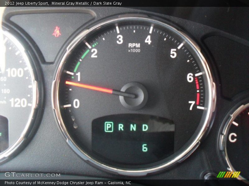 Mineral Gray Metallic / Dark Slate Gray 2012 Jeep Liberty Sport