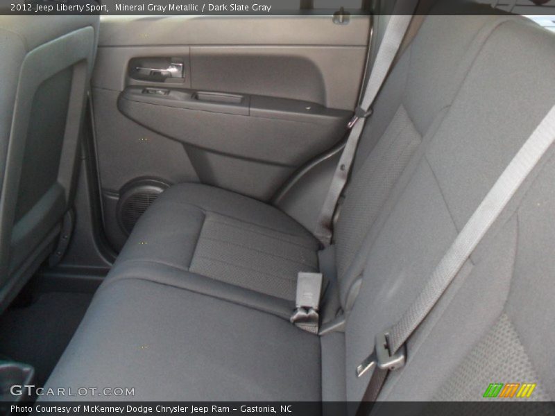 Mineral Gray Metallic / Dark Slate Gray 2012 Jeep Liberty Sport