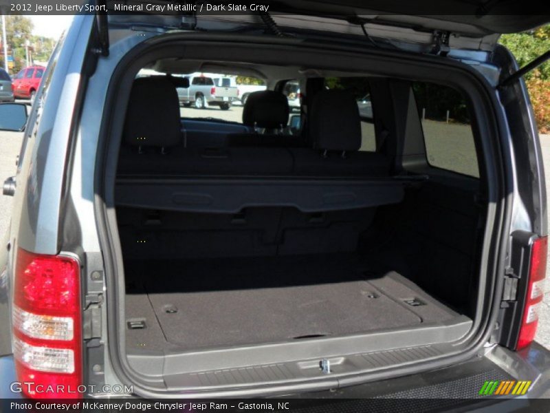 Mineral Gray Metallic / Dark Slate Gray 2012 Jeep Liberty Sport