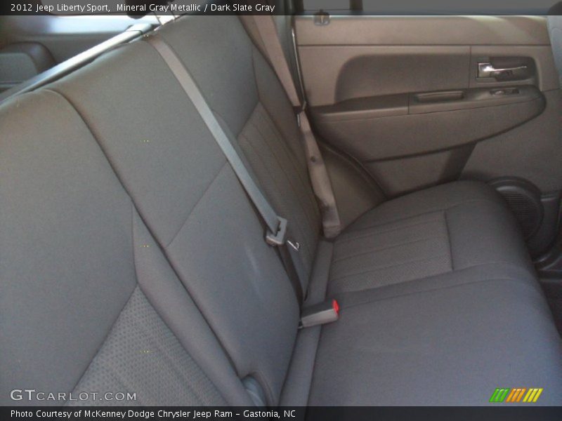 Mineral Gray Metallic / Dark Slate Gray 2012 Jeep Liberty Sport
