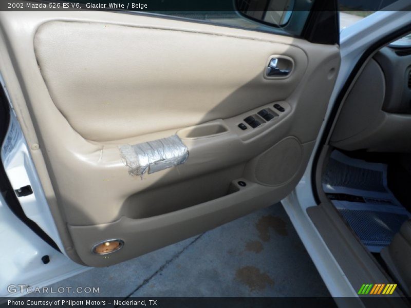 Glacier White / Beige 2002 Mazda 626 ES V6
