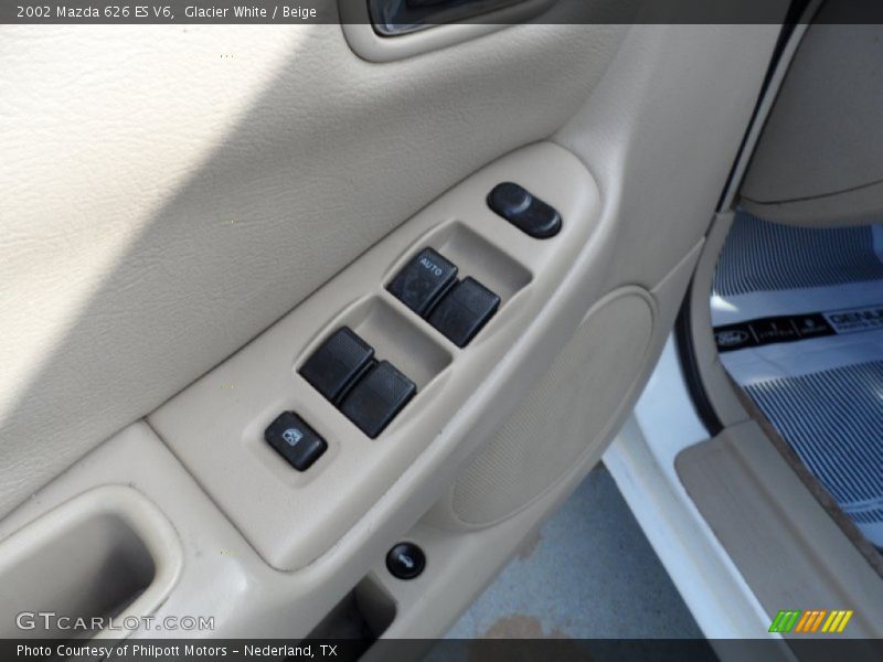 Glacier White / Beige 2002 Mazda 626 ES V6