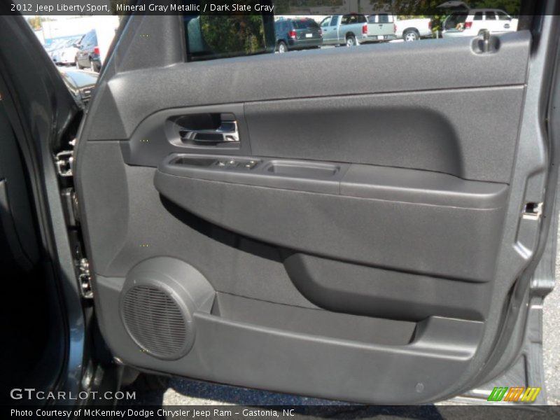 Mineral Gray Metallic / Dark Slate Gray 2012 Jeep Liberty Sport
